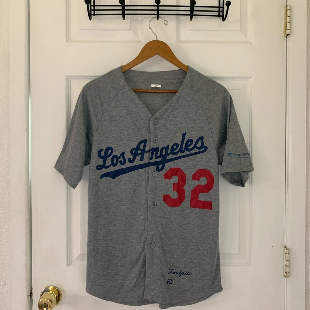Limited Edition Dodgers Grey Sandy Koufax Jersey